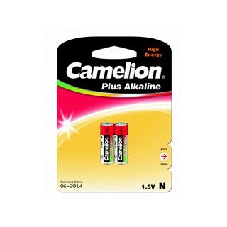 Camelion LR 1 Alkaline BL-2 LR1-BP2, батарейка,1.5В 2 шт. в уп-ке