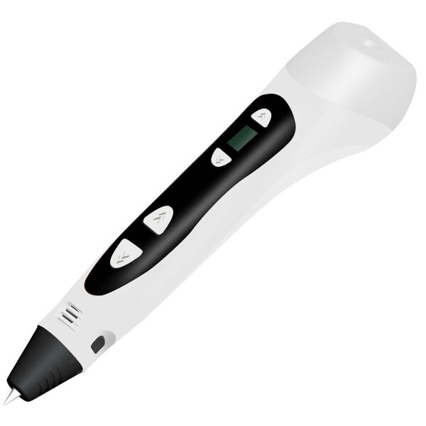 3D-ручка Cactus CS-3D-PEN-C-WT PLA ABS LCD, белый