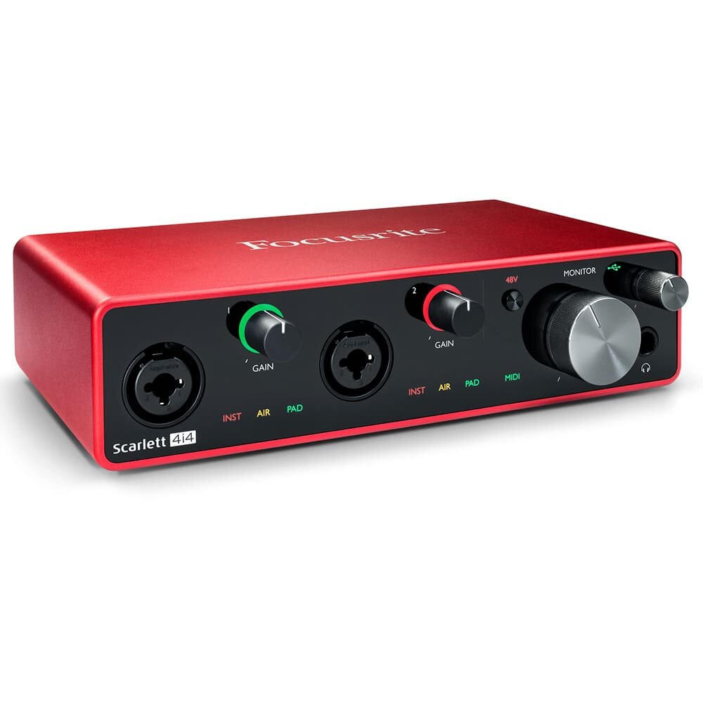 Внешняя звуковая карта Focusrite Scarlett 4i4 3rd Gen