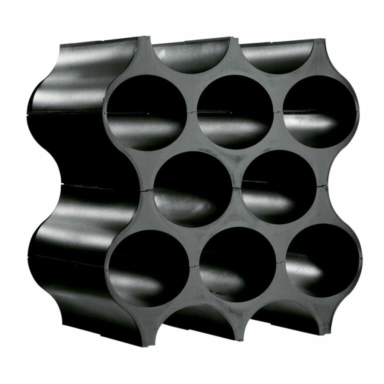 Подставка Koziol SET-UP BOTTLE RACK COTTON, черный - фото №2