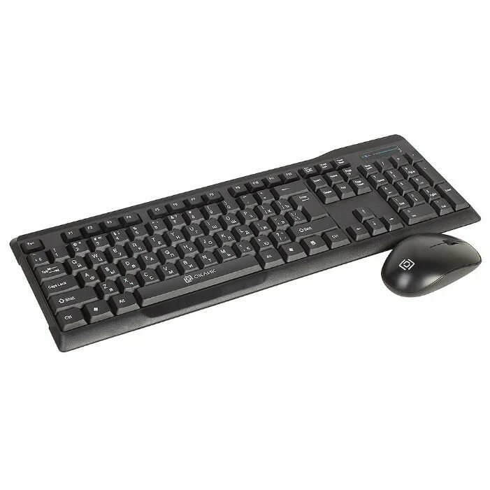 Oklick Клавиатура + мышь 230M Black, USB, беспроводные 412900