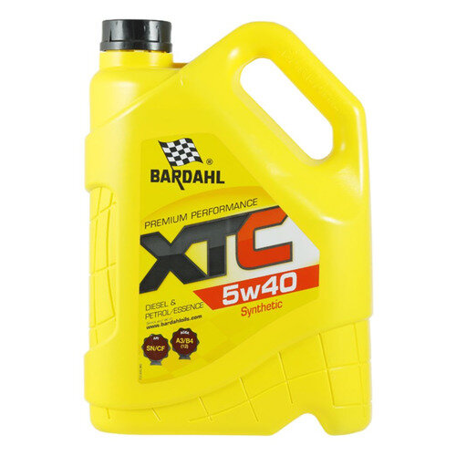 Моторное масло BARDAHL XTC, 5W-40, 5л, синтетическое [36163]