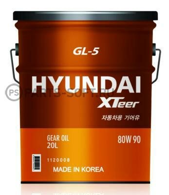 HYUNDAI-XTEER 1120008   Xteer Gear Oil-5 80W90 (20L)