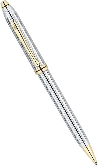 Cross 502 Шариковая ручка cross townsend medalist, chrome / 23ct gold plated