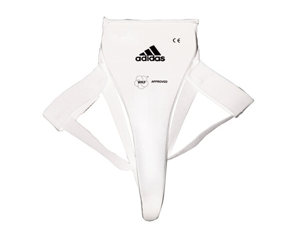 Защита паха: Защита паха Adidas женская WKF Lady Groin Guard белая, размер XS, артикул 69CO3