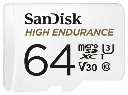 SanDisk Карта памяти 64ГБ SanDisk Endurance SDSQQNR-064G-GN6IA microSD XC UHS-3