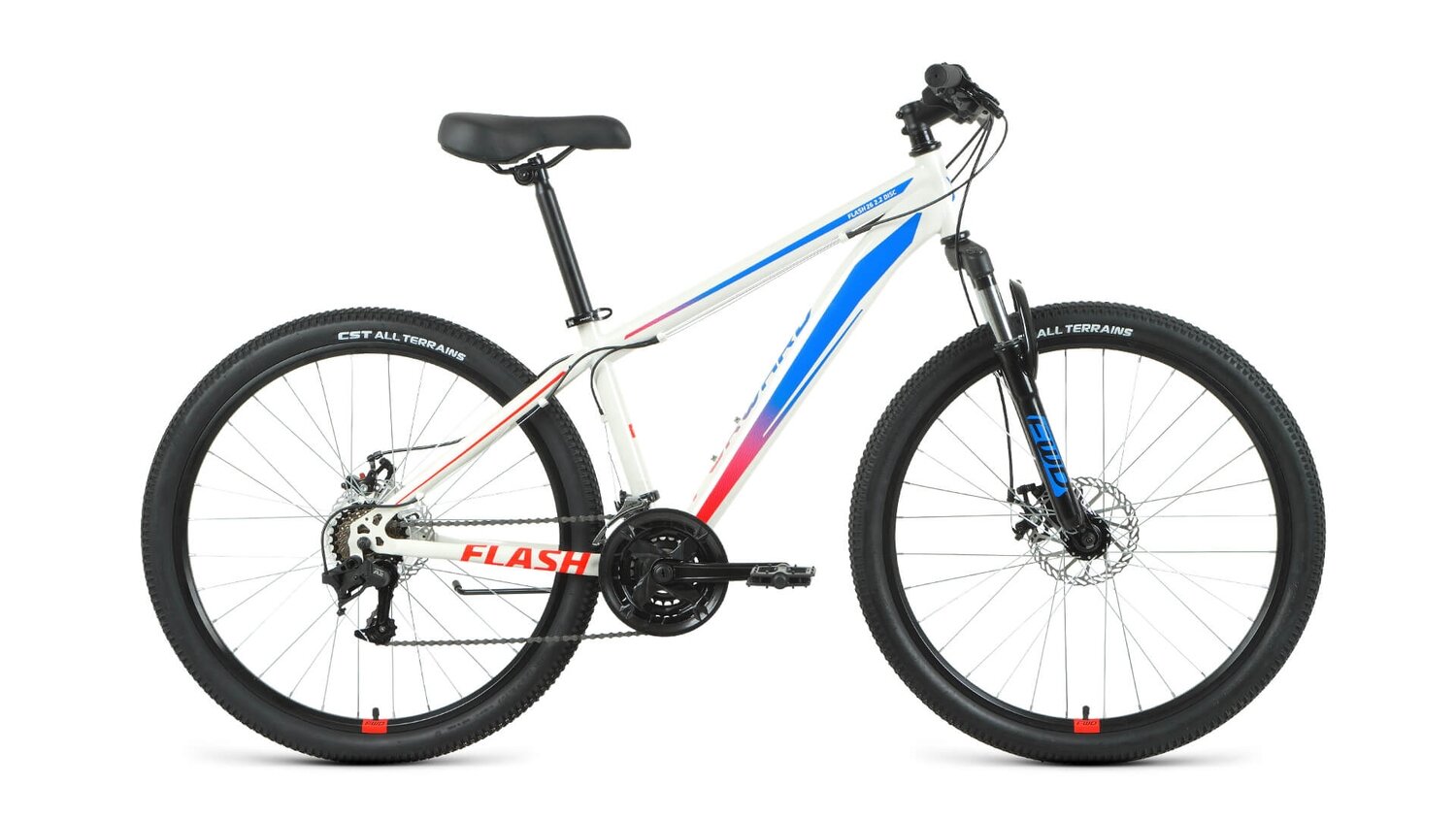 Горный велосипед Forward Flash 26 2.2 D, год 2022, ростовка 19, цвет Белый-Голубой