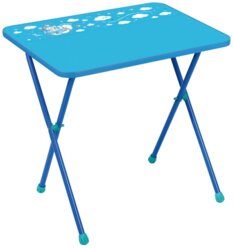 Стол детский складной "Алина" (ЛДСП, 60*45 см) , голубой, СА2Г
