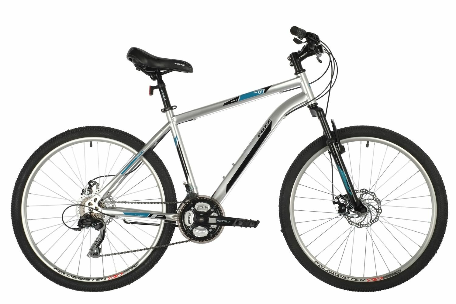 Горный (MTB) велосипед Foxx Aztec D 29 (2021) рама 22" Серебристый