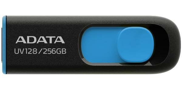 A-Data 256GB ADATA UV128 USB Flash [AUV128-256G-RBE] USB 3.0, Blue, RTL