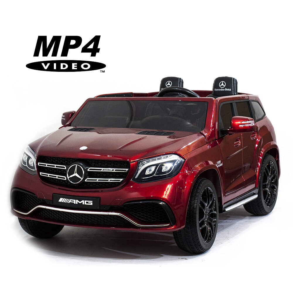 Harley Bella Детский электромобиль Mercedes Benz GLS63 LUXURY 4WD 12V MP4 - Red - HL228-LUX-MP4