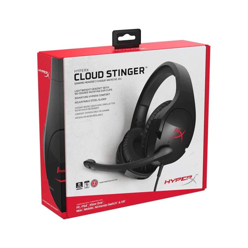 Наушники HyperX CLOUD Stinger, black-red