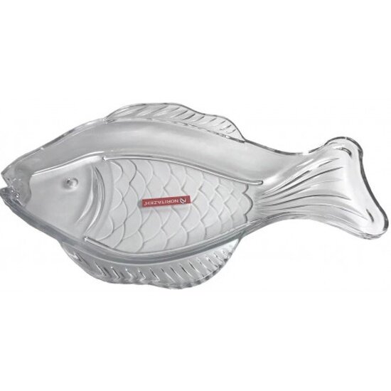 Блюдо FISH в форме рыбы с рельефным узором 37*22 см (641021)