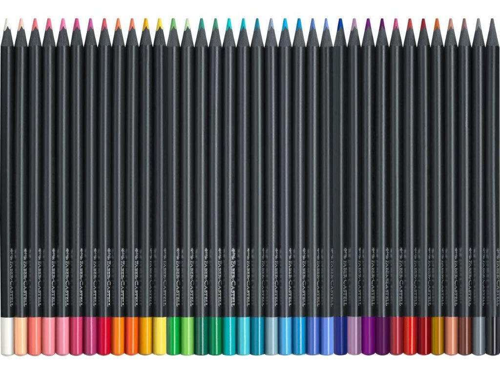 Карандаши цветные Faber-Castell Black Edition 36 цветов 116436