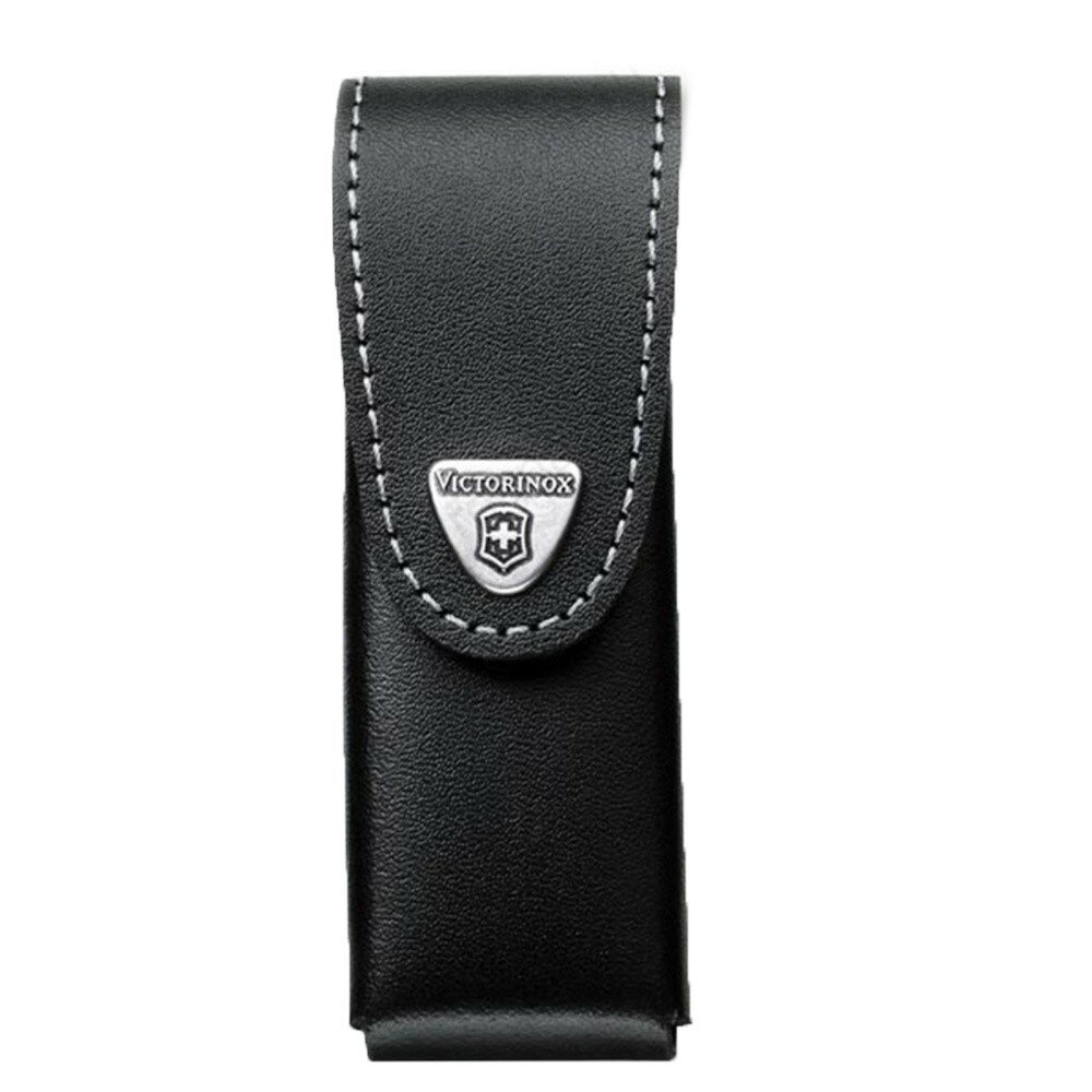 Чехол Victorinox Leather Belt Pouch кожаный черный с застежкой