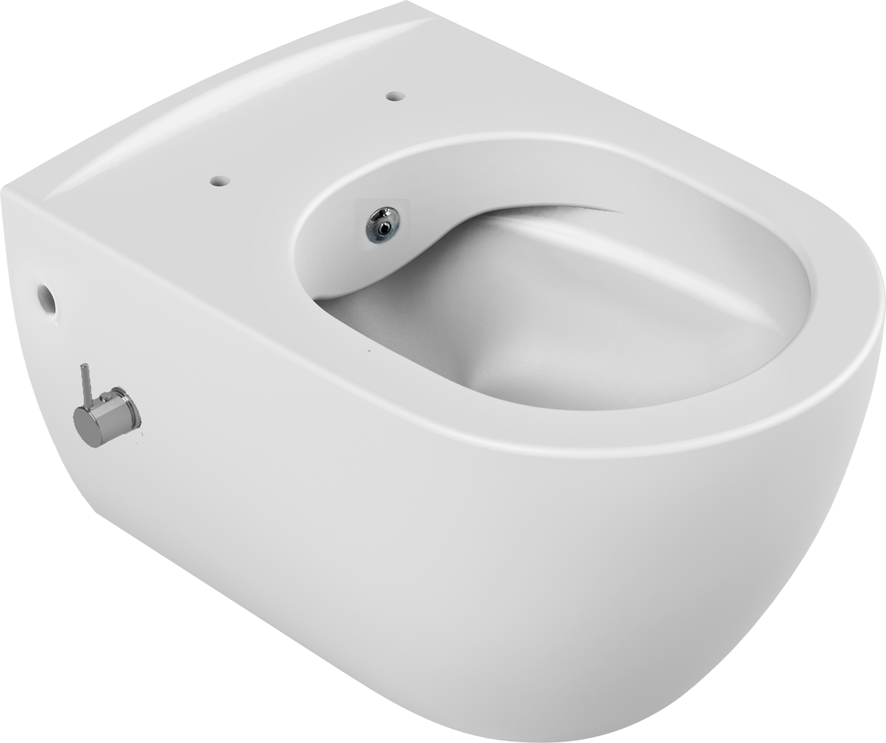 Чаша для подвесного унитаза Boheme Bianca 963-2-WM с функцией биде, белый матовый