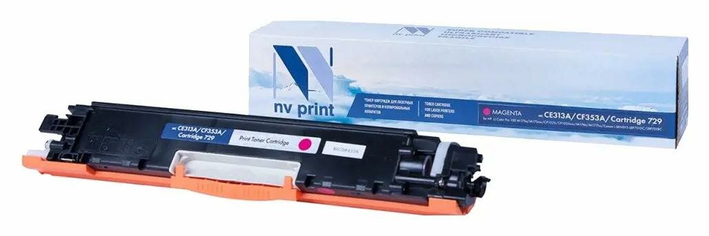 Картридж лазерный NV-Print CE310A/CF350A/729 пурпурный