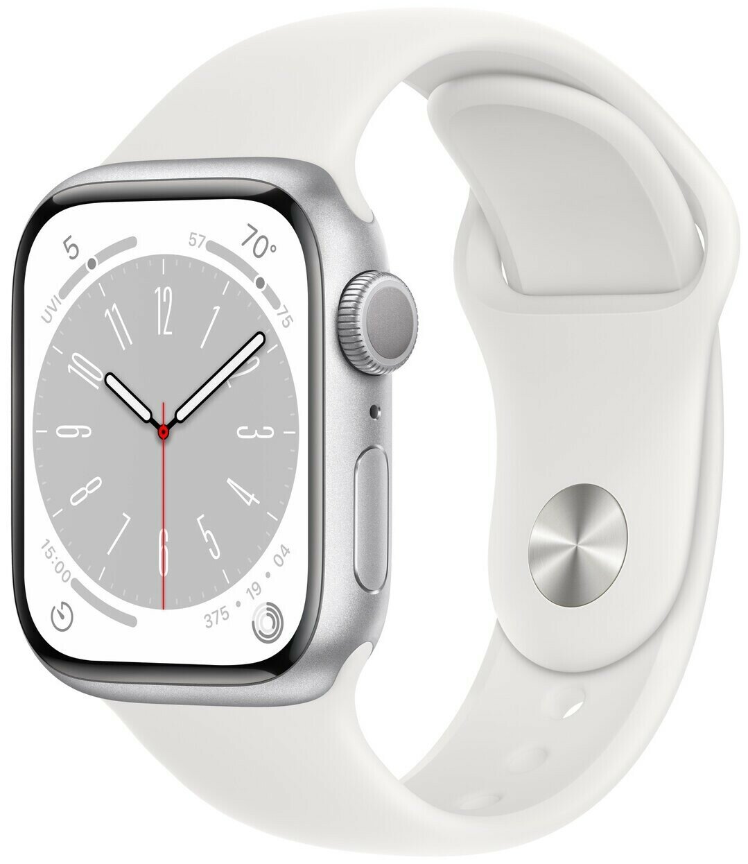 Умные часы Apple Watch Series 8 А2770 41мм серебристый (MP6M3LL/A)