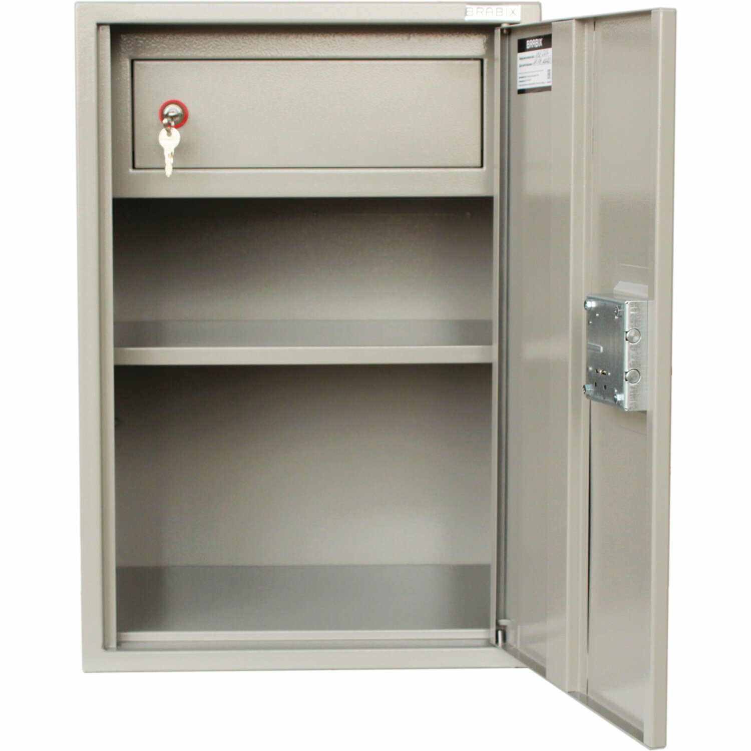 Шкаф металлический для документов BRABIX "KBS-011Т", 613х420х350 мм, 15 кг, трейзер, сварной, 291152 - фотография № 3