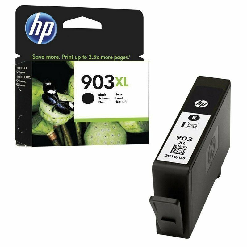 Картридж струйный HP (T6M15AE) OfficeJet 6950/6960/6970 №903XL, черный, увеличенный ресурс 825 стр, оригинальн