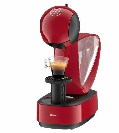 Капсульная кофемашина Krups Dolce Gusto Infinissima 15 бар, красный - фотография № 7