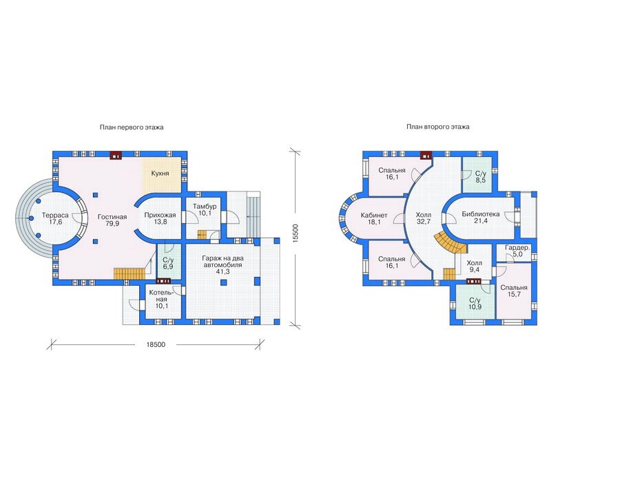 Проект дома Plans-36-59 (316 кв.м, кирпич) - фотография № 3