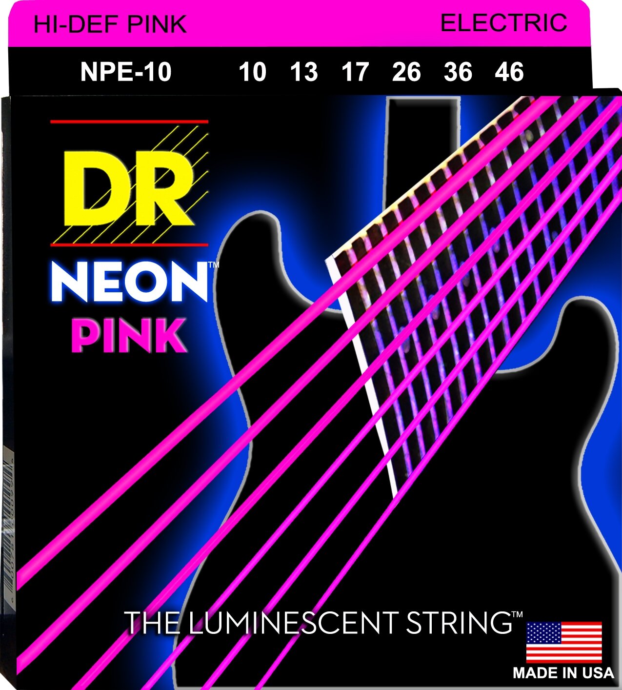 Струны для электрогитары DR NPE-10