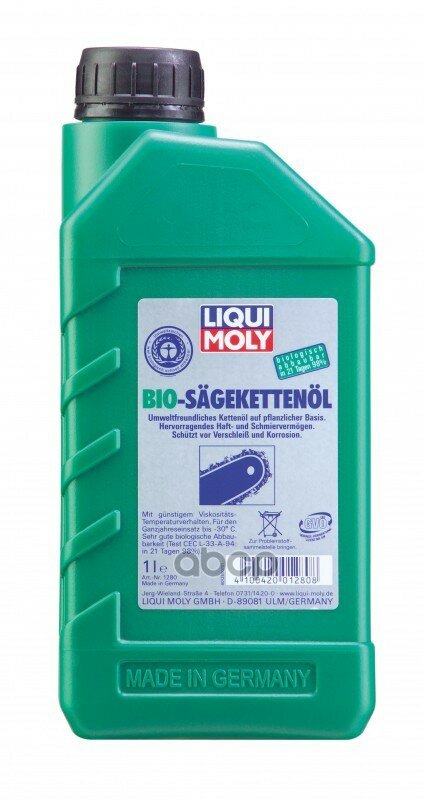 1280 Мин. Тр.Масло Дцепей Бензопил 1л Liqui moly арт. 1280