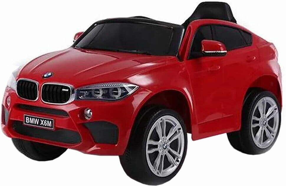 RIVERTOYS электромобиль BMW X6M JJ2199 - вишневый глянец