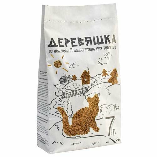 фото Зверье Мое деревяшка наполнитель 2,5 кг (2 шт)