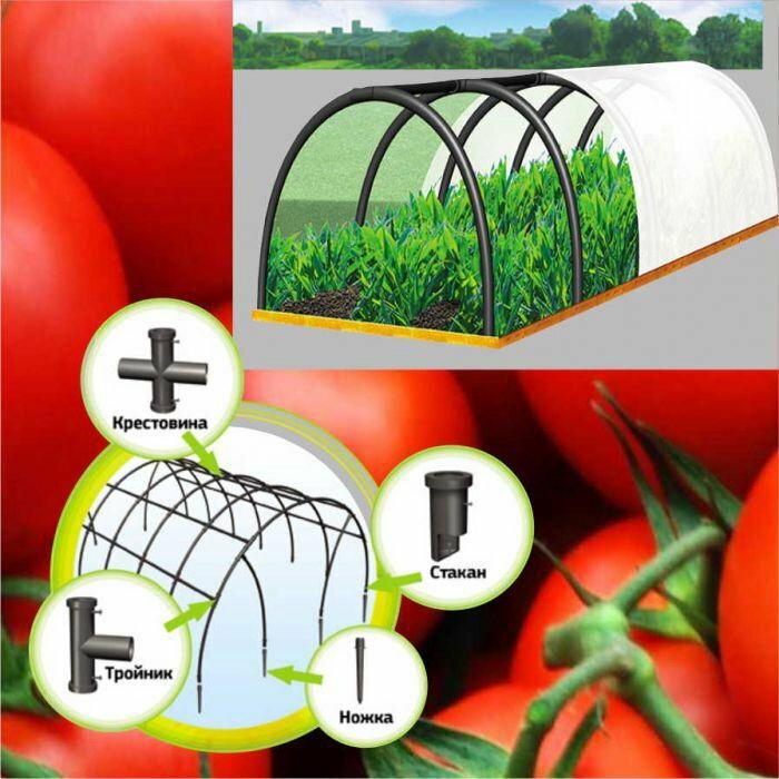 Парник большой складной ПА-9 арка девять секций тоннель для рассады 5,58 м - фотография № 2
