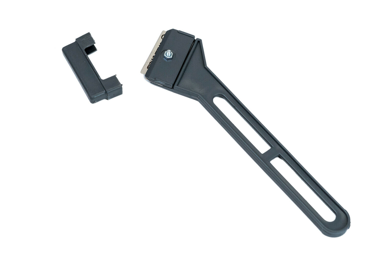 фото Дарэлл Скребок аквариумный с лезвием 26*5см, серый