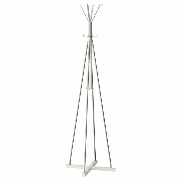 TJUSIG Вертикальная вешалка для одежды Белый IKEA - фотография № 1