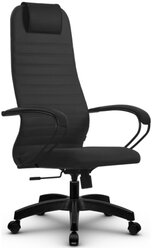 Кресло руководителя Метта SU-BK130-10 Темно-серый/Темно-серыйкрестовина PL (SU-BP-10)