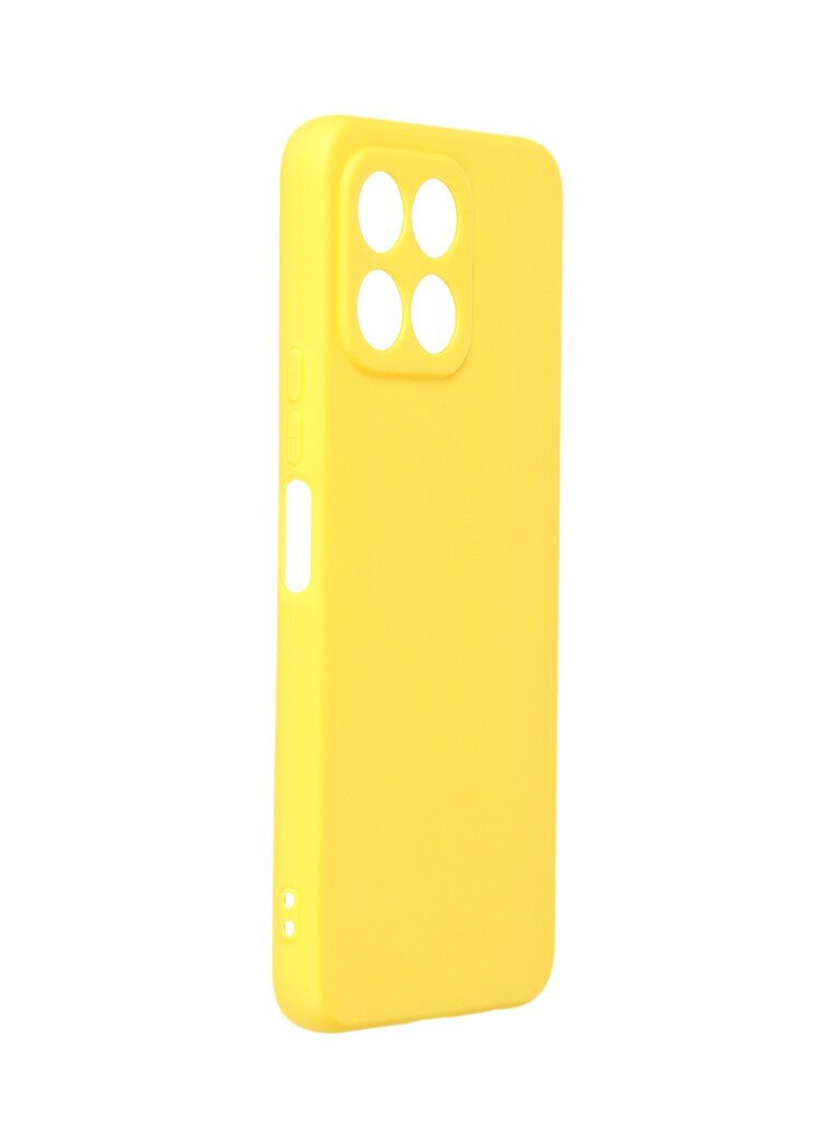 Чехол DF для Honor X8 5G / X6 Silicone Yellow hwCase-122