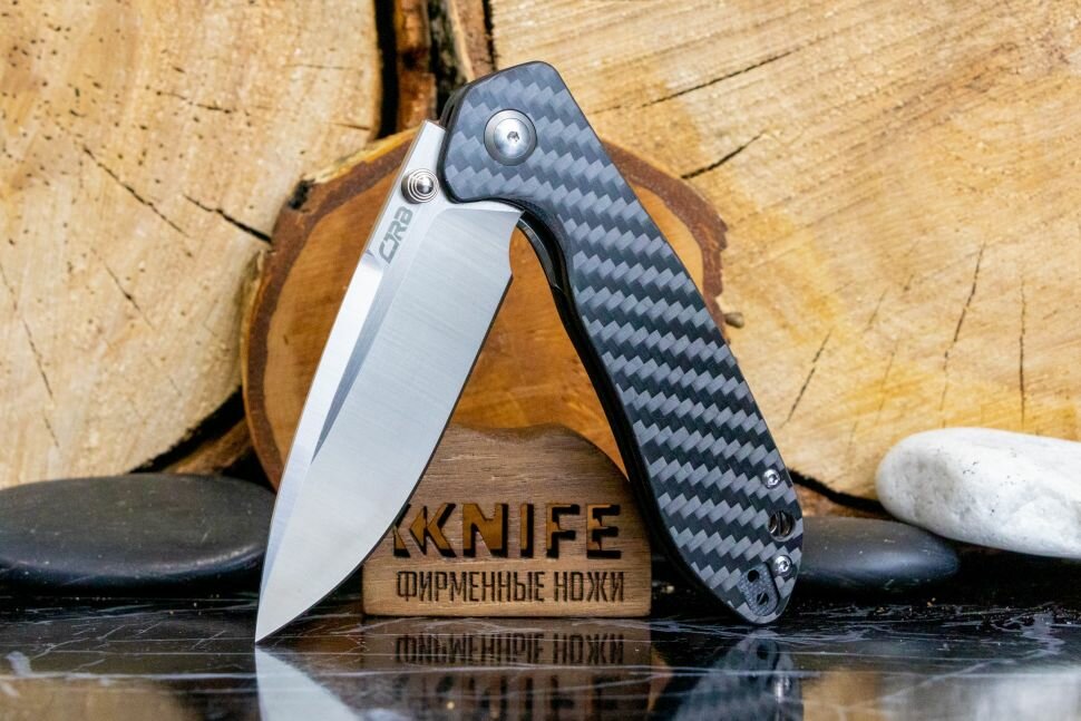 Нож "Scoria" D2 Blade Carbon Fiber Black J1920-CF от CJRB