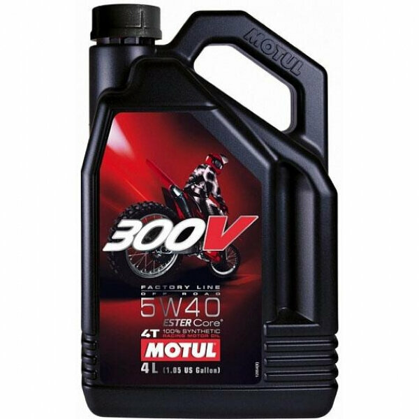 Моторное масло MOTUL 300V 4T FL Road Racing SAE 5W-40 4 л