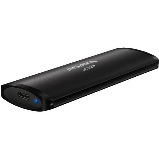 Твердотельный накопитель/ ADATA External SSD SE760, 2048GB, Type-C, USB 3.2 Gen2, R/W 1000/800 MB/s, 122x44x14mm, Titan-Gray