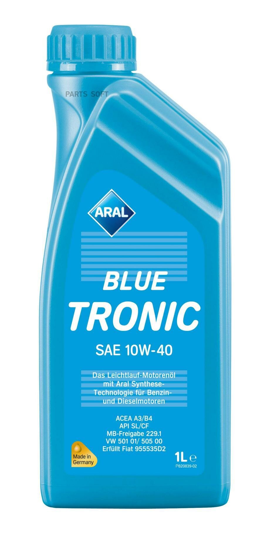 ARAL 20488 Масо Blue Tronic 10W-40 1