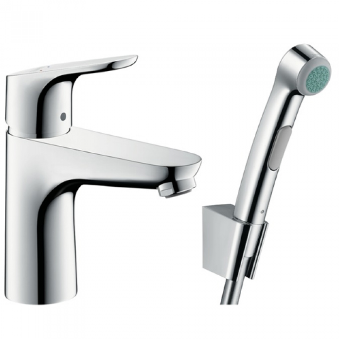 Смеситель для раковины Hansgrohe Focus E2 31927000 с гигиеническим душем хром