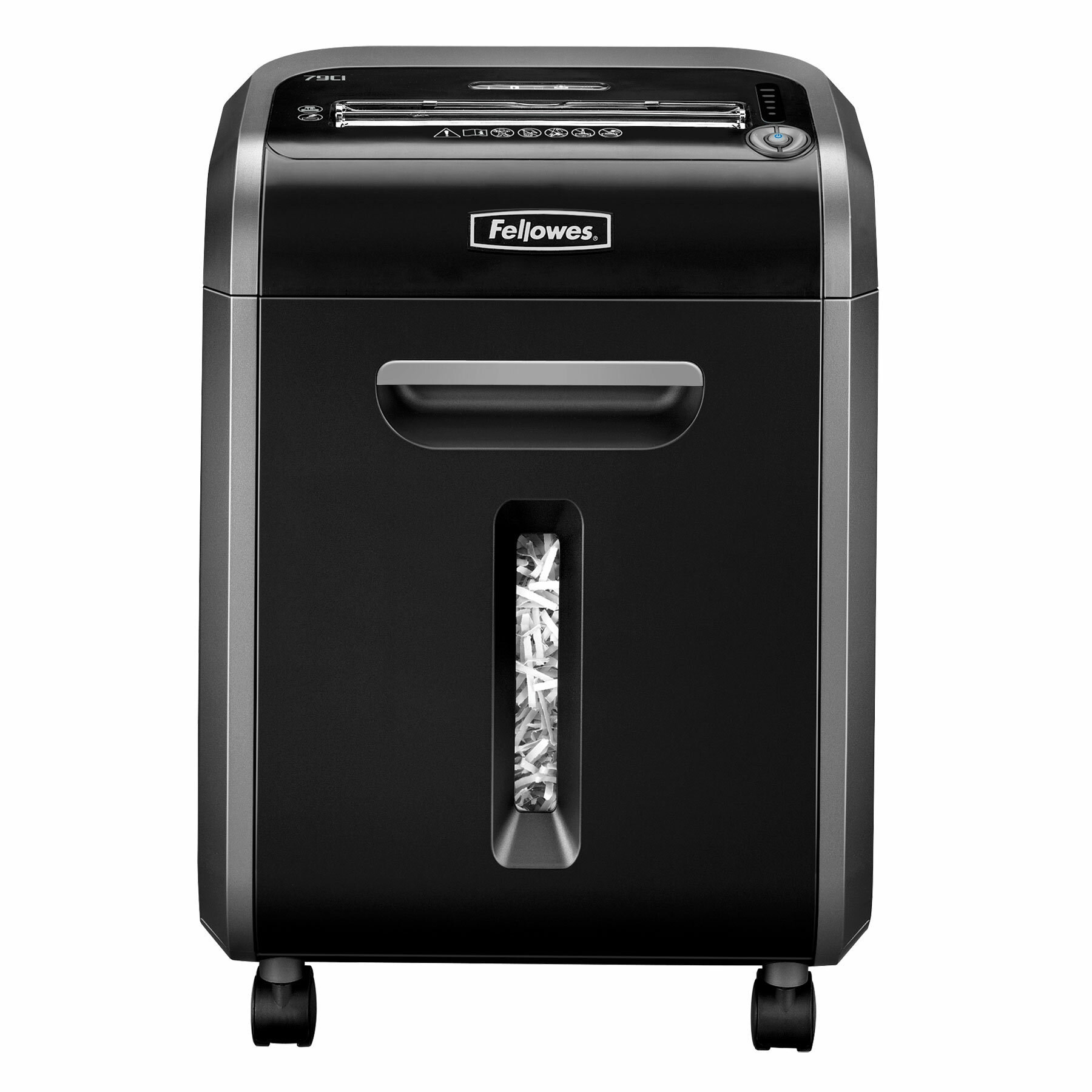 Шредер Fellowes Powershred 79Ci, DIN P-4, 4х38 мм, 16 лст., 23 лтр., 100% Jam Proof, SafeSense, шт