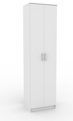 Шкаф Эконом-200e распашной белый классический для прихожей