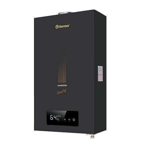 Водонагреватель газовый проточный Thermex SENSOR ART - 20 кВт (цвет черный)
