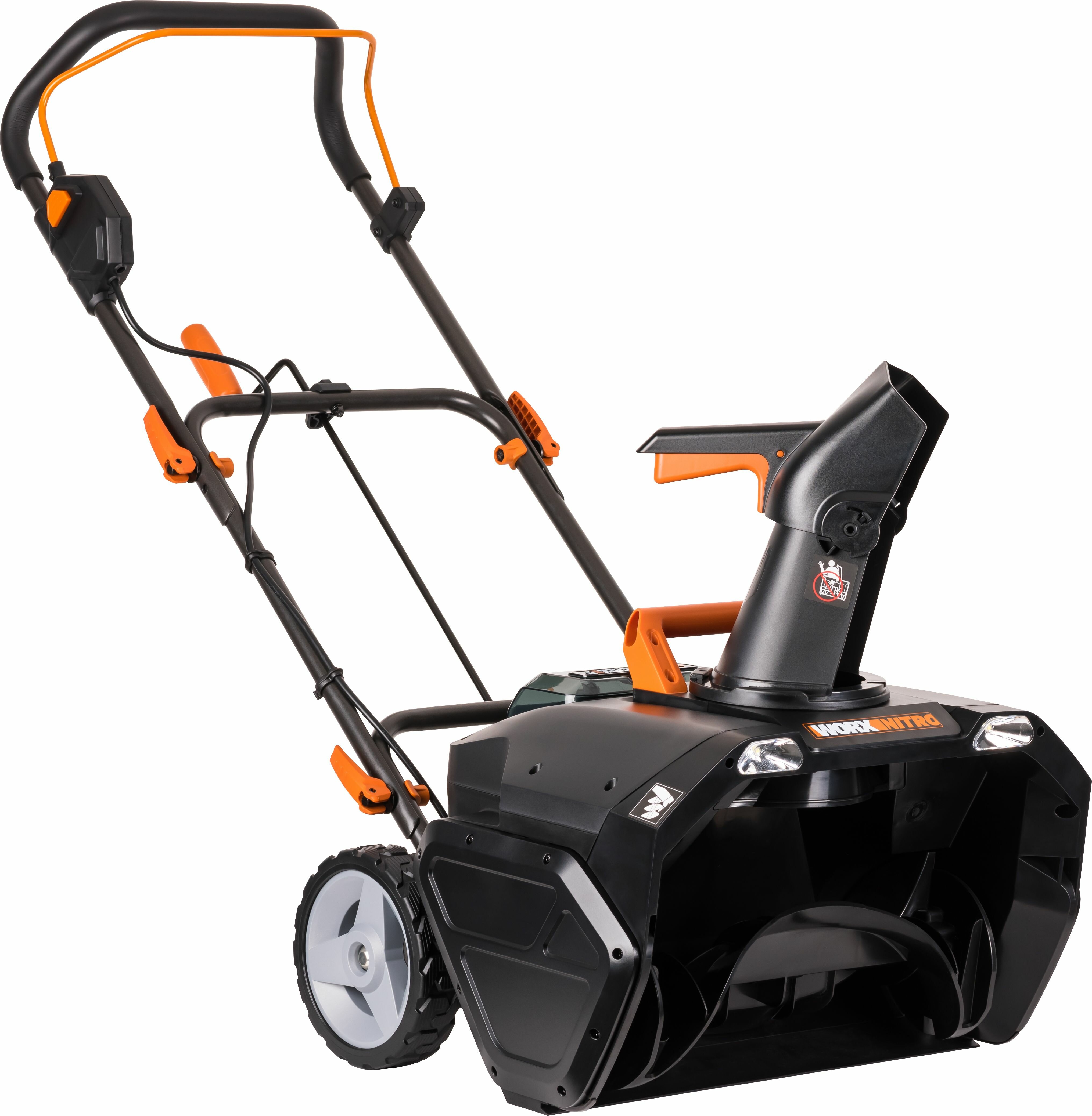 Снегоуборщик аккумуляторный WORX WG471E 40В 50см бесщеточный 2*40 Ач двойное ЗУ 2x2A