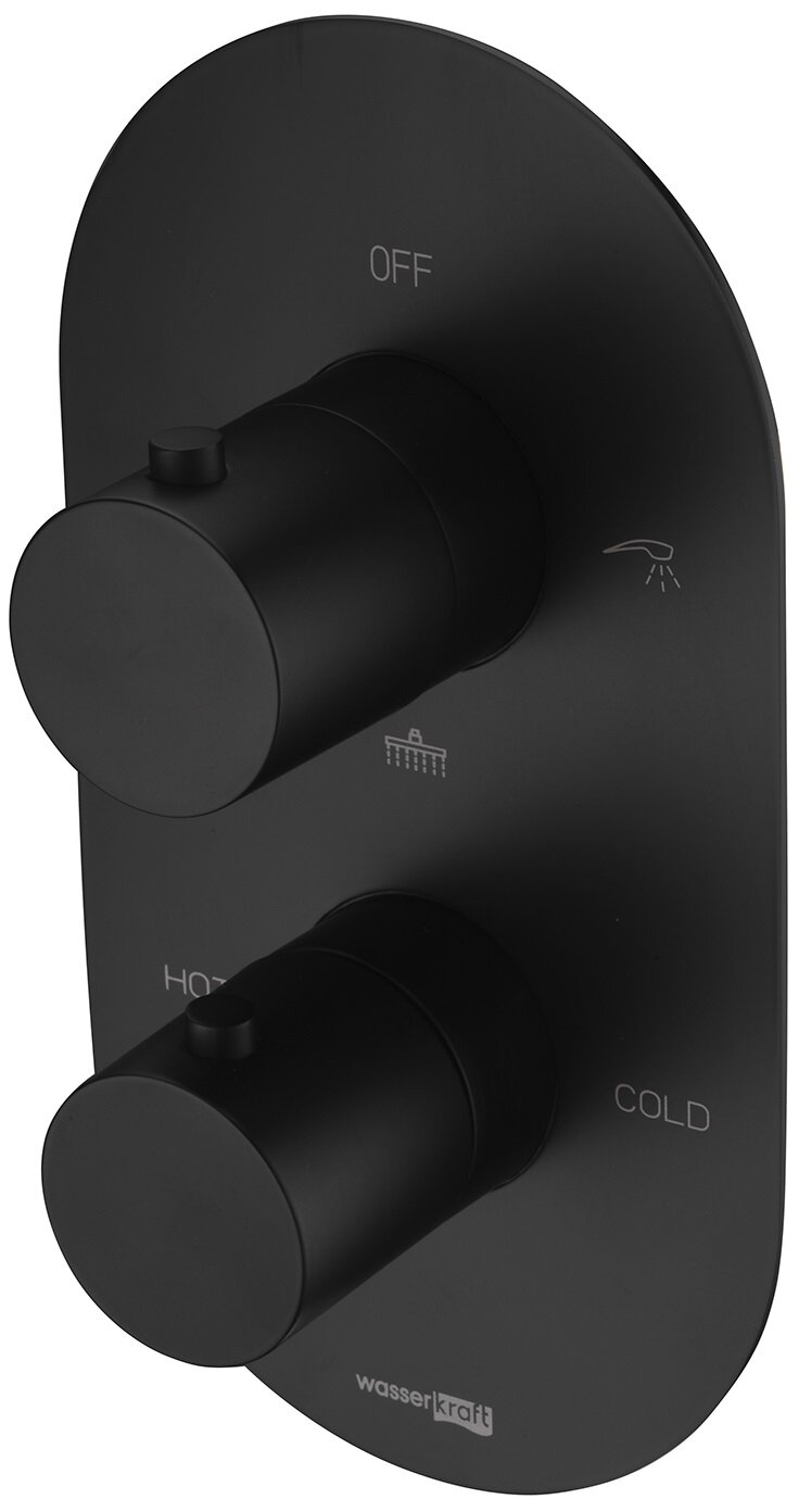 Термостат WasserKRAFT Elbe 7444 для ванны с душем с внутренней частью