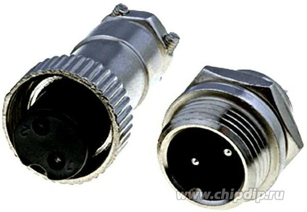 DS1110-01-2 Разъем миниатюрный 2pin (блок-кабель)