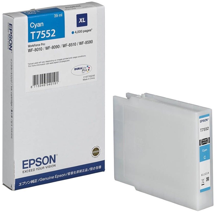Картридж струйный Epson T7552 (C13T755240)