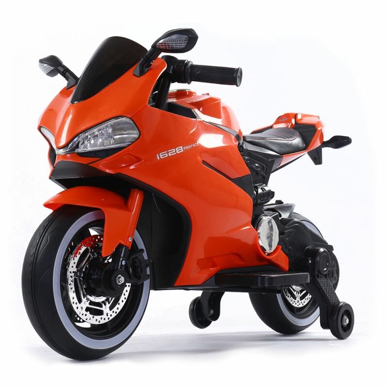 Электромобили квадроциклы и мотоциклы FUTAI Детский электромотоцикл Ducati Orange 12V - FT-1628-ORANGE