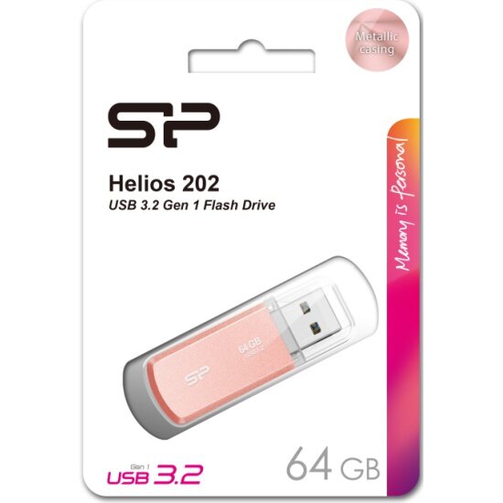 USB флешка SILICON POWER 64Gb Helios 202 pink USB 3.2 Gen 1 (USB 3.0)