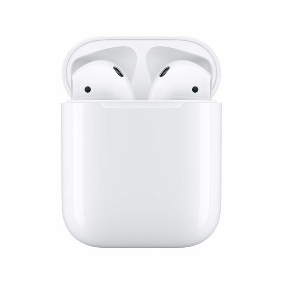 Беспроводная гарнитура Apple AirPods 2 (с зарядным футляром) MV7N2